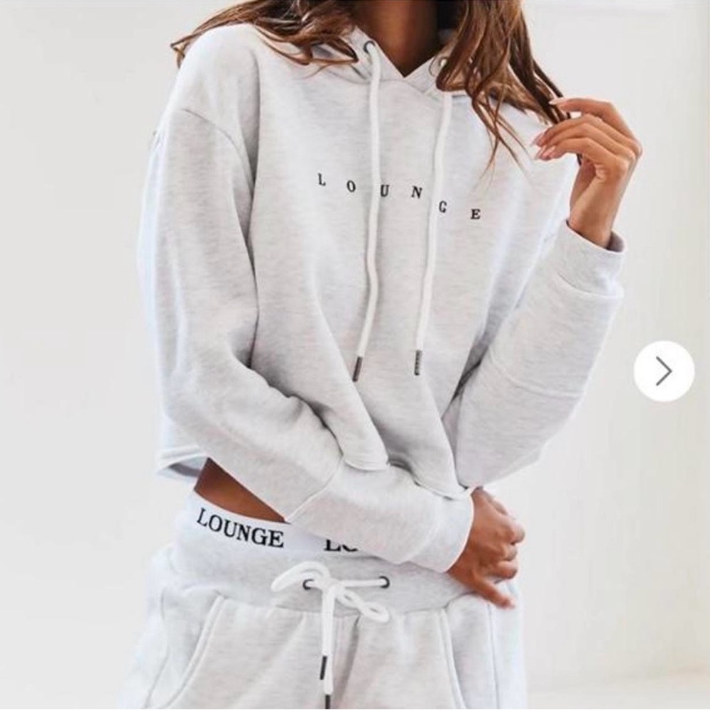 Lounge Women's Light Gray Hoodie & Sweatpants Set